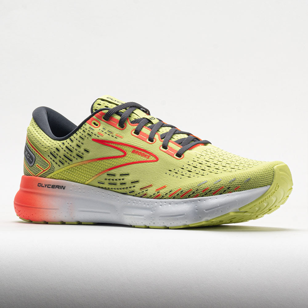 Brooks Glycerin 20 Men's  Lime/Red/Ebony
