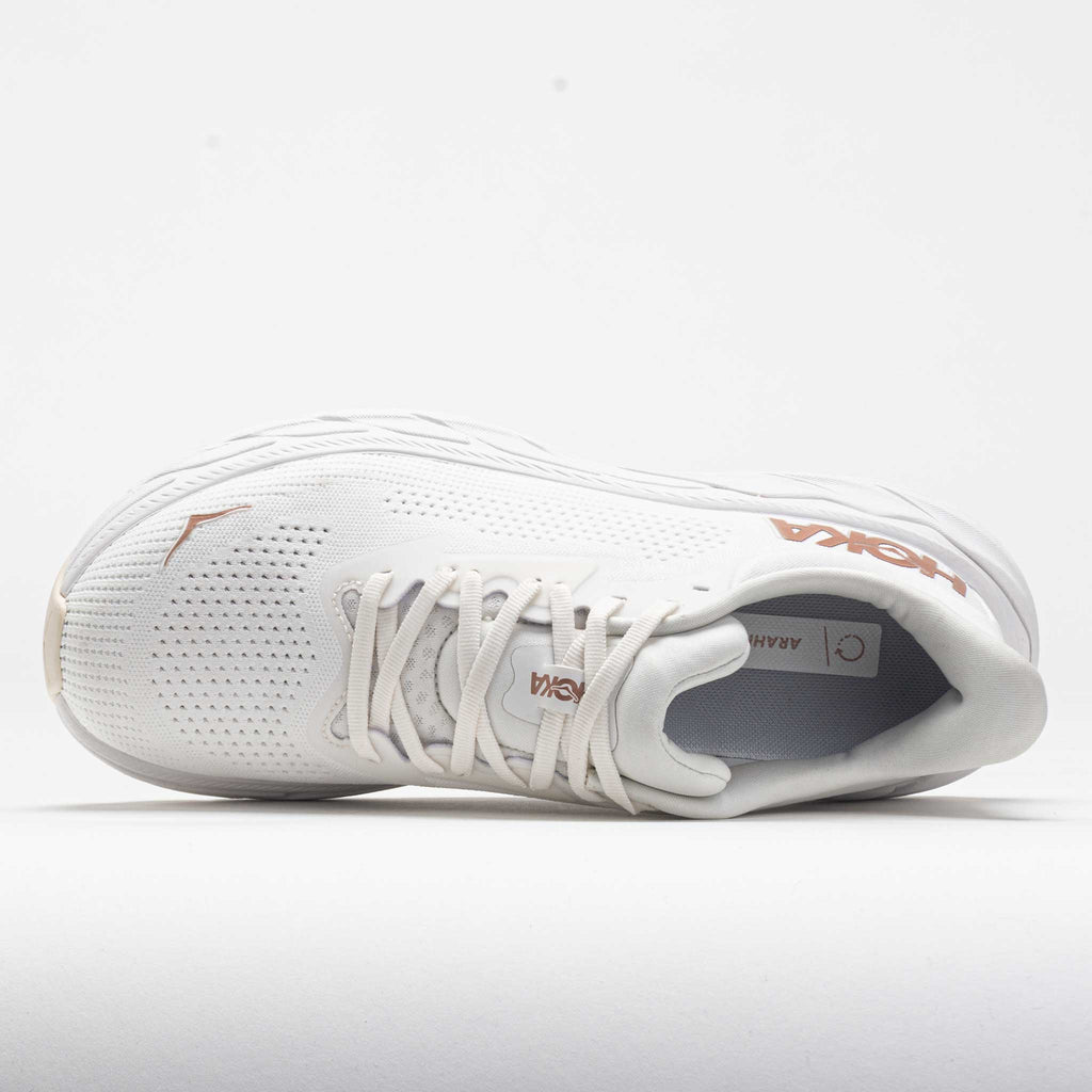 HOKA Arahi 7 Women's  Blanc de Blanc/Rose Gold